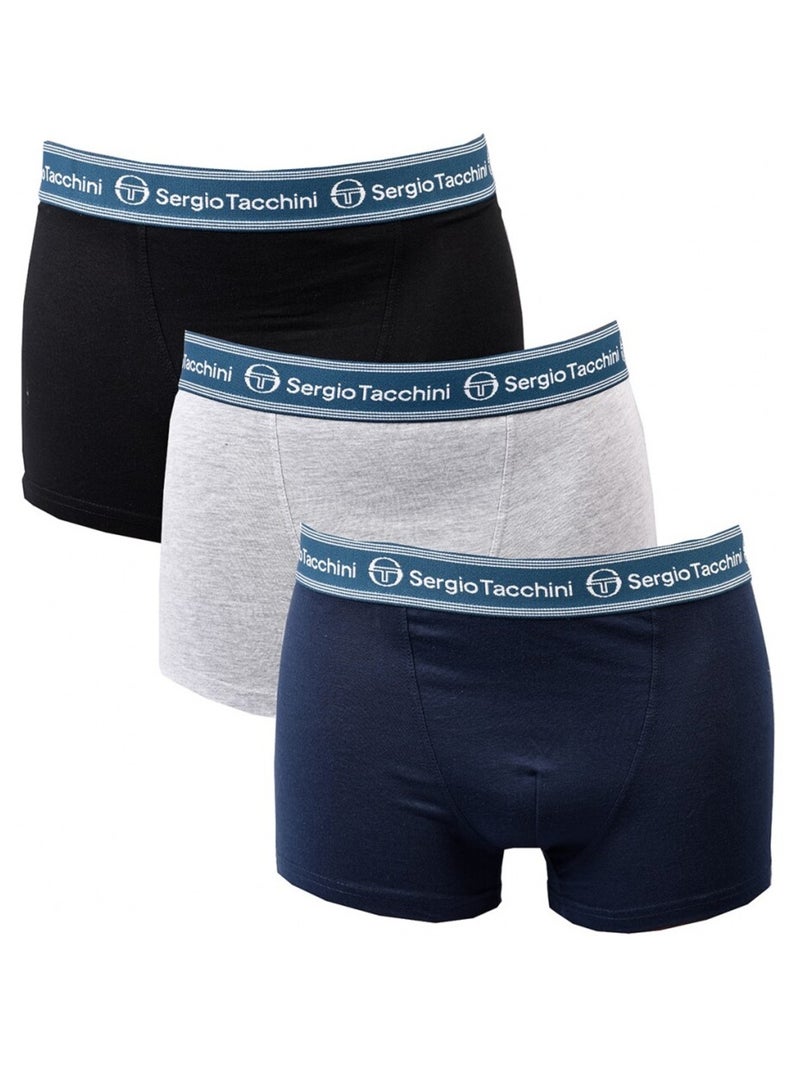 Boxer uomo SERGIO TACCHINI X3 - Confezione da 3 Multicolore - Kiabi