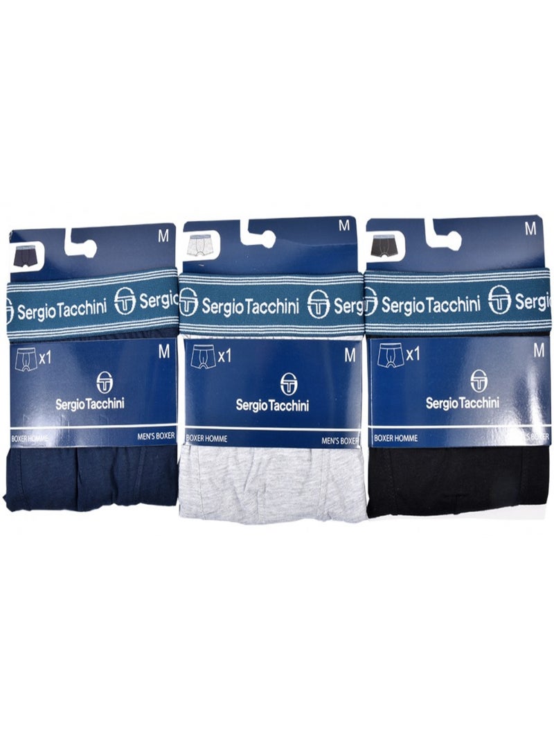 Boxer uomo SERGIO TACCHINI X3 - Confezione da 3 Multicolore - Kiabi