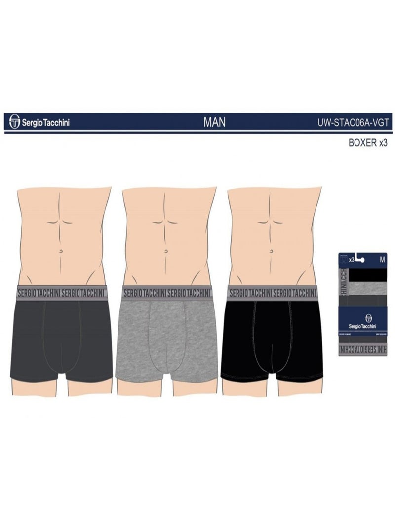 Boxer uomo SERGIO TACCHINI X9 - Confezione da 9 Multicolore - Kiabi