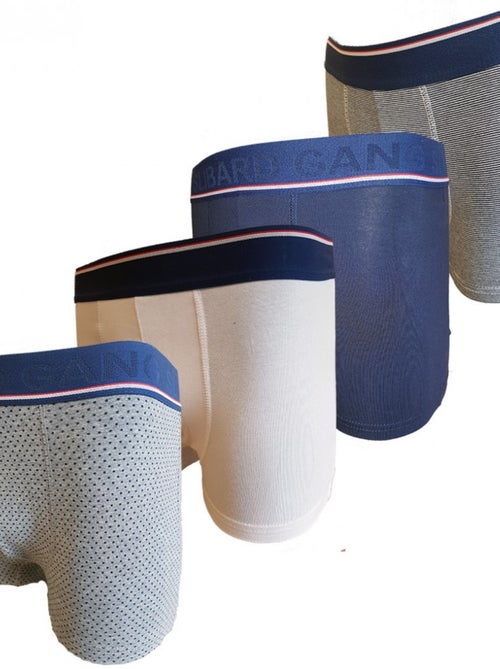 Boxer uomo SLIBARD GANG - Confezione da 4 - Kiabi