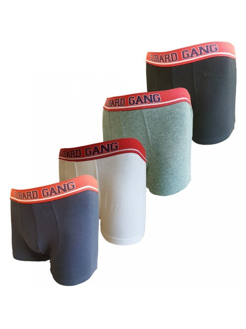Boxer uomo SLIBARD GANG - Confezione da 4 - Kiabi