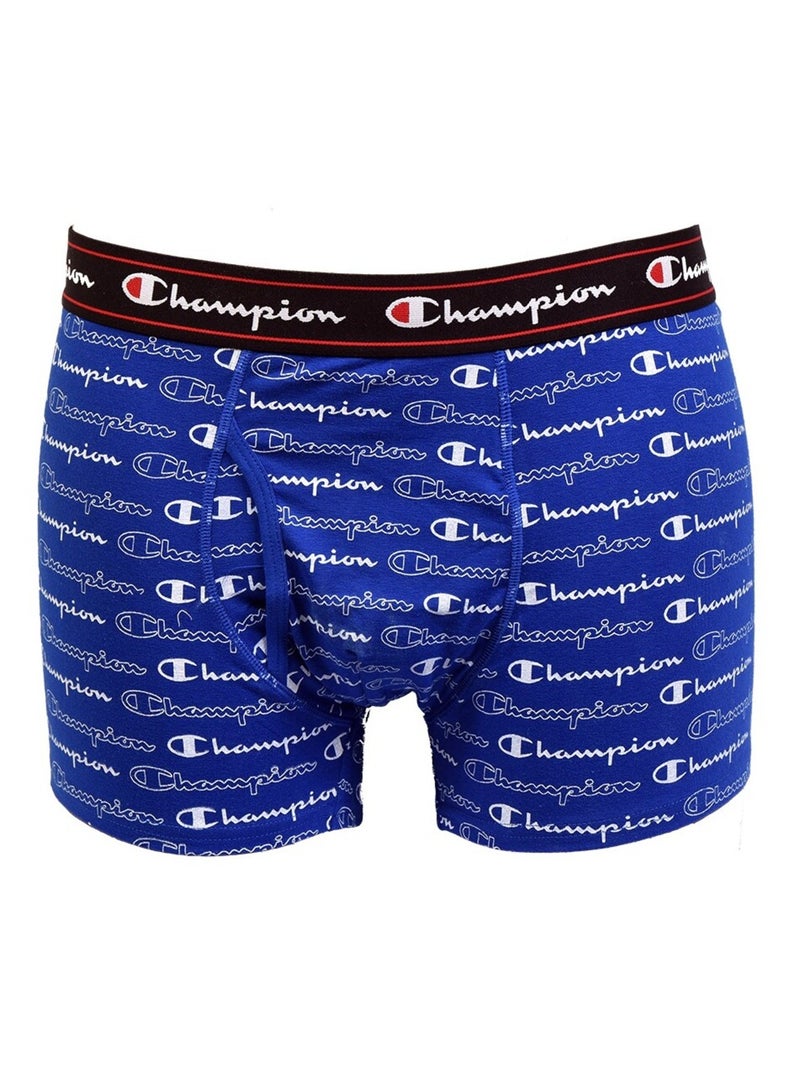 Boxer uomo SPORT CHAMPION - Confezione da 4 Blu Multicolore Nero - Kiabi