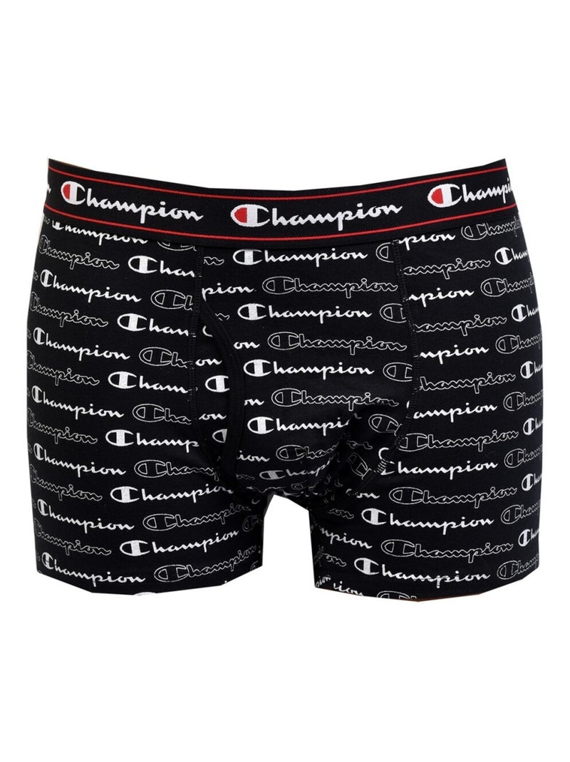 Boxer uomo SPORT CHAMPION - Confezione da 4 Blu Multicolore Nero - Kiabi