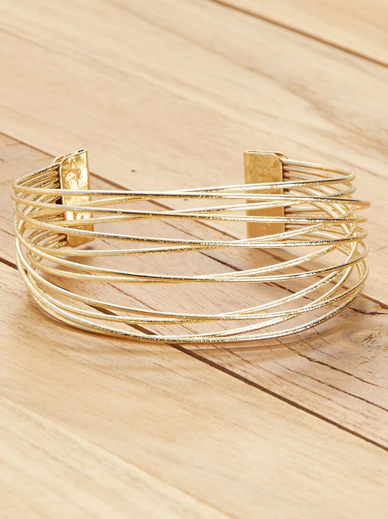 Bracciale a fascia larga BEIGE - Kiabi