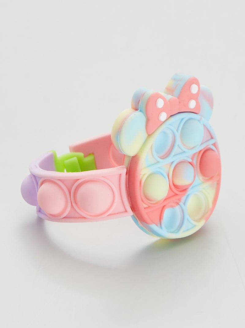 Bracciale clip clap pop it 'Minnie' multicolore - Kiabi