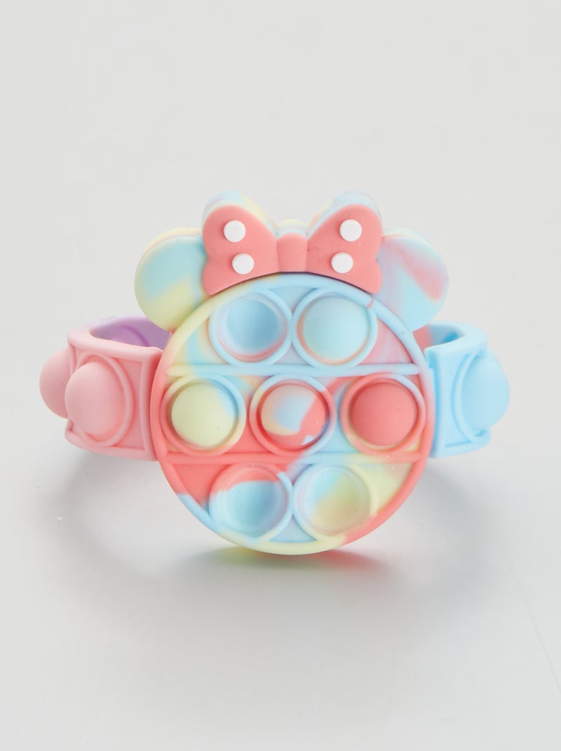 Bracciale clip clap pop it 'Minnie' multicolore - Kiabi