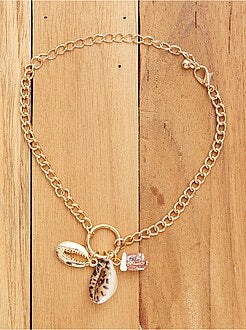 Braccialetto catena e conchiglie - Kiabi