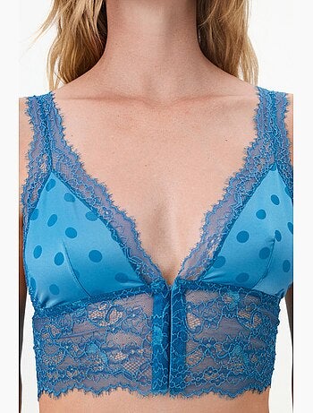Bralette treso a pois penti
