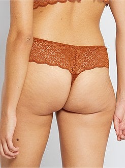 Brasiliana interamente in pizzo - Kiabi