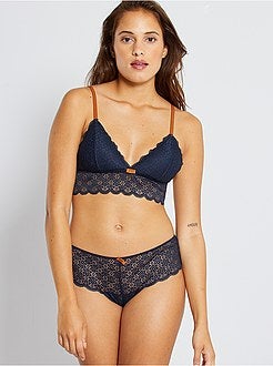 Brasiliana interamente in pizzo - Kiabi