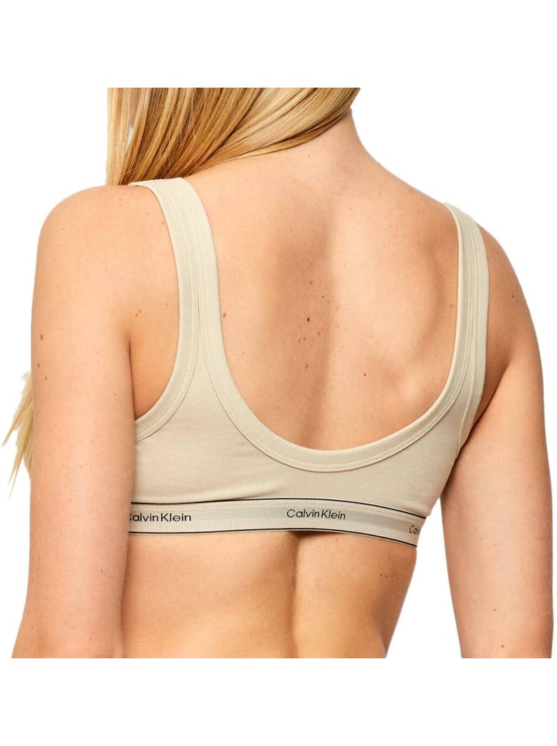 Brassière Donna Calvin Klein Jeans Senza Imbottitura Beige - Kiabi