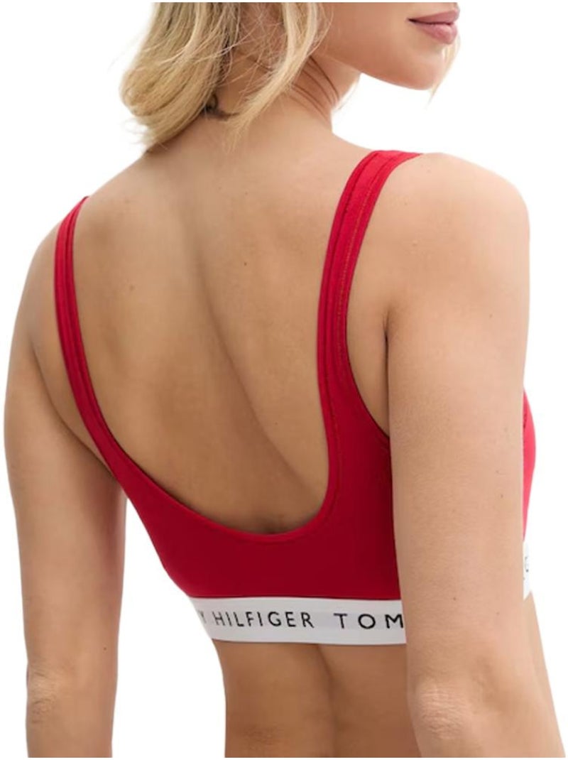 Brassière Donna Tommy Hilfiger Senza Imbottitura Rosso - Kiabi