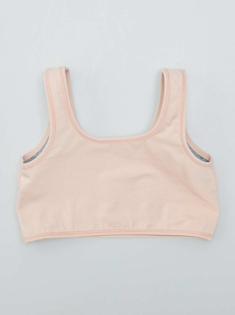 Brassière in jersey - collezione facile da indossare GRIGIO - Kiabi