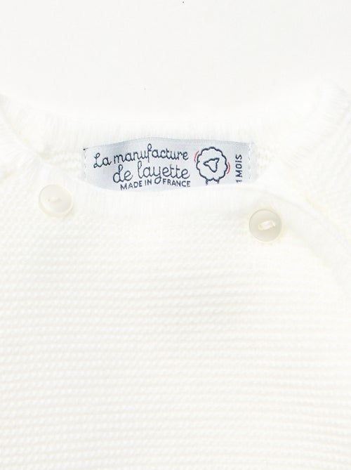 Brassière in maglia 'La manufacture de Layette' - Kiabi