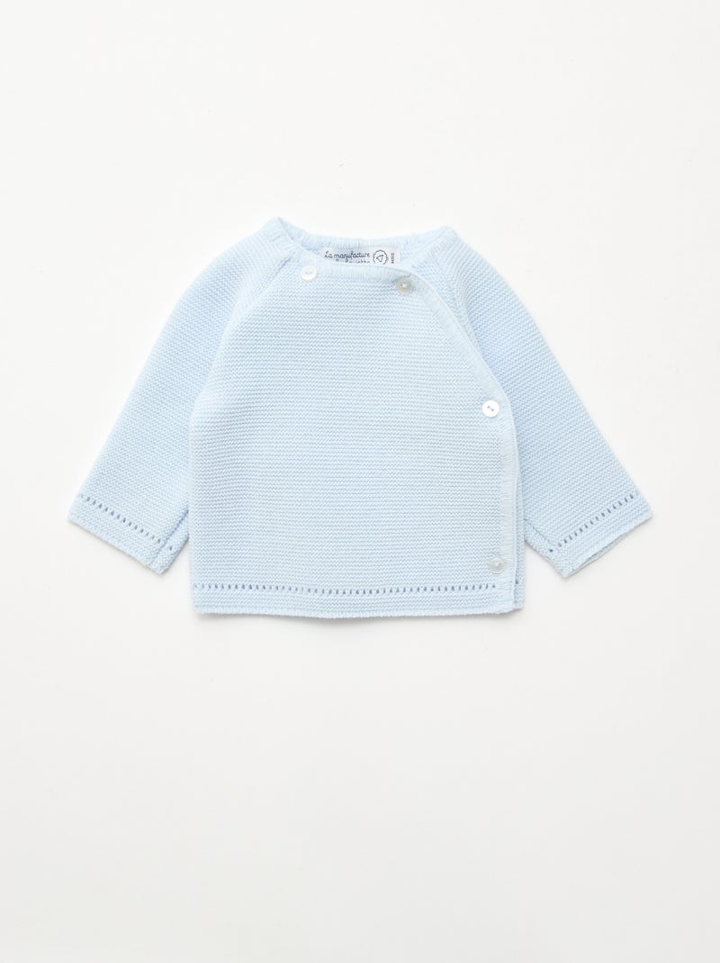 Brassière in maglia 'La manufacture de Layette' Blu - Kiabi