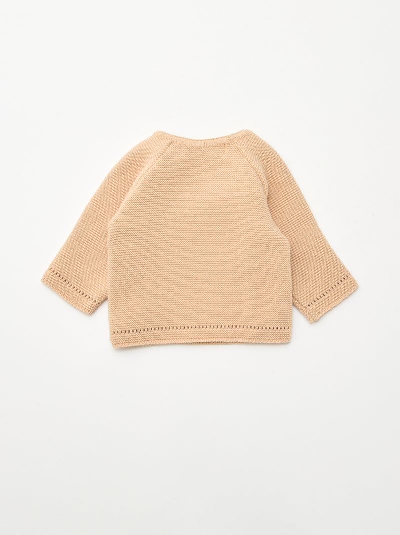 Brassière in maglia 'La manufacture de Layette' Marrone - Kiabi