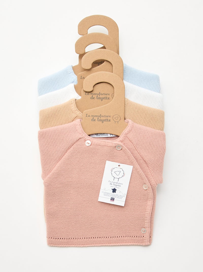 Brassière in maglia 'La manufacture de Layette' Marrone - Kiabi