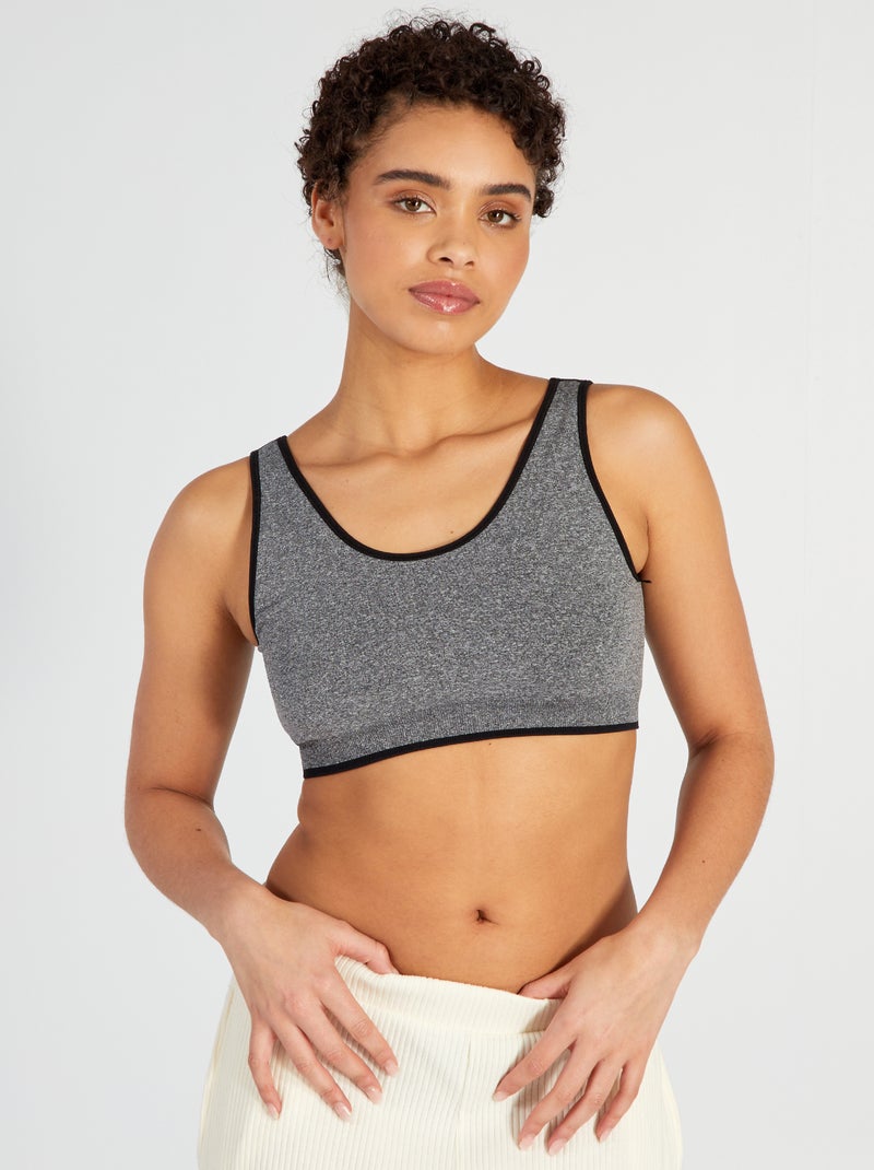 Brassière reversibile - collezione facile da indossare nero - Kiabi