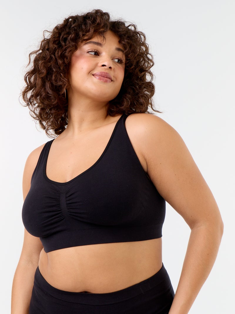 Brassière senza ferretto Nero - Kiabi