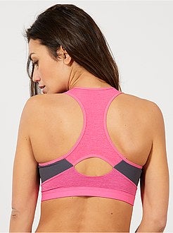 Brassiere sport con ferretto 'Sans Complexe' - Kiabi