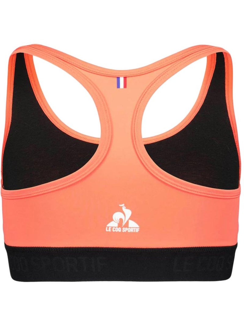 Brassière Sportiva Donna Le Coq Sportif Arancione - Kiabi