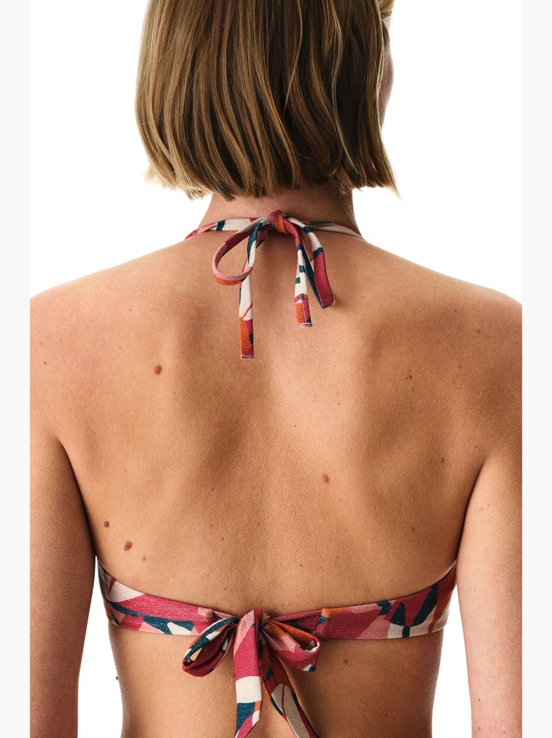 Brayana hot top bikini scintillante penti Rosa fluo - Kiabi