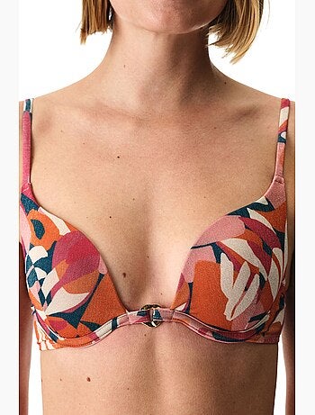 Brayana top bikini push up con paillettes penti