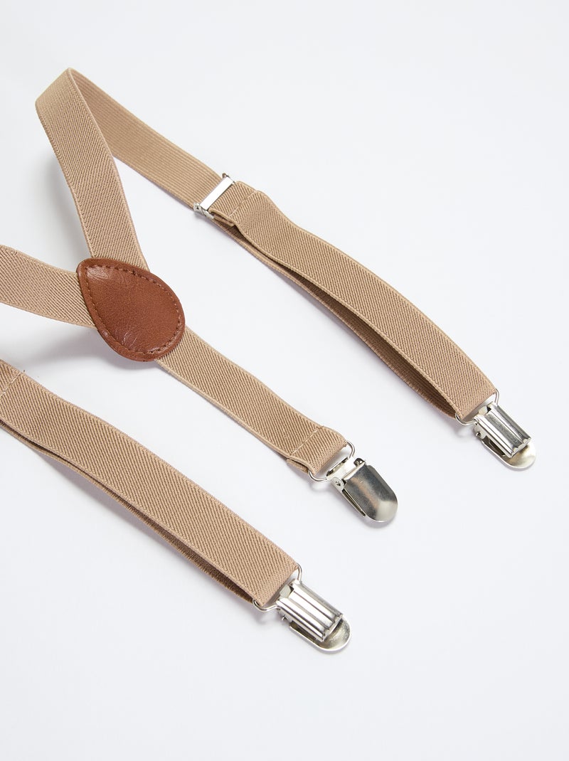 Bretelle elasticizzate unite Beige - Kiabi