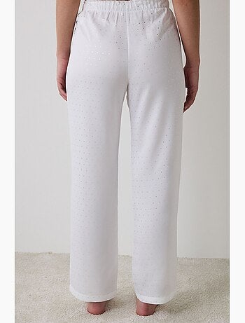 Bridal delicate pantaloni del pigiama in raso penti