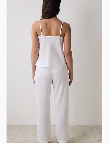 Bridal delicate pantaloni del pigiama in raso penti