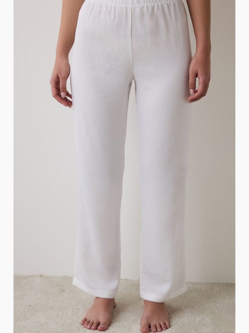 Bridal delicate pantaloni del pigiama in raso penti - Kiabi