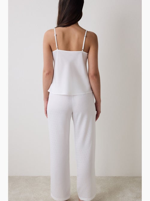 Bridal delicate pantaloni del pigiama in raso penti - Kiabi