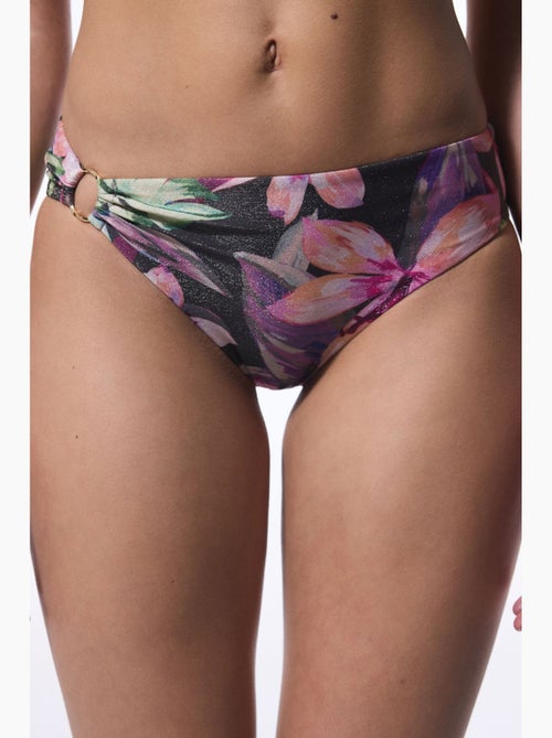 Briella slip bikini con fiori laterali e fibbia penti - Kiabi