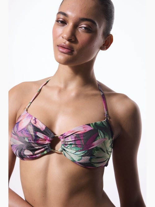 Briella top bikini floreale senza spalline penti - Kiabi Briella top bikini floreale senza spalline penti - Kiabi