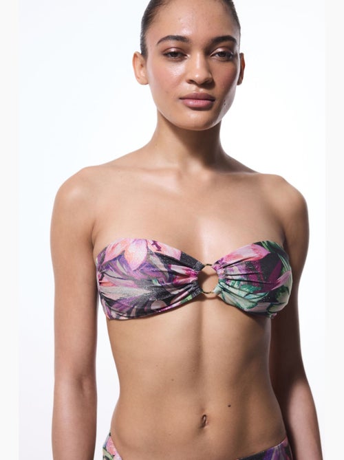 Briella top bikini floreale senza spalline penti - Kiabi Briella top bikini floreale senza spalline penti - Kiabi