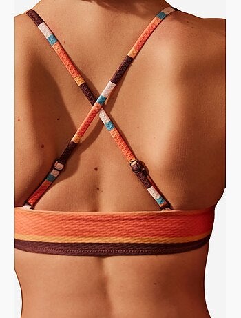 Brisa bralette bikini a righe penti