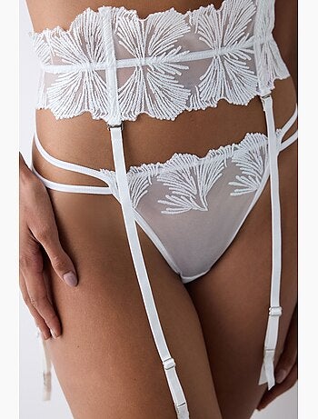 Broderie belt reggicalze penti