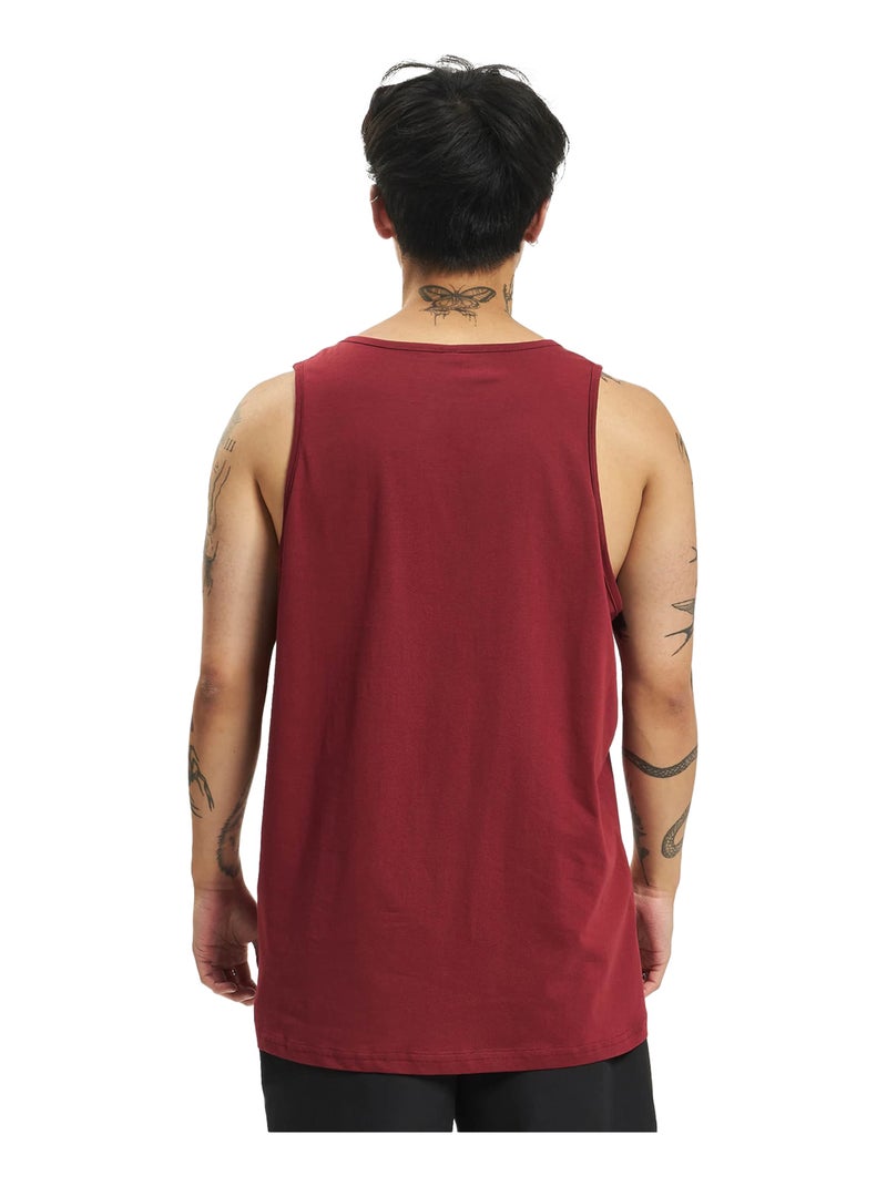 Build Your Brand Canotta Semplice Uomo Bordeaux - Kiabi