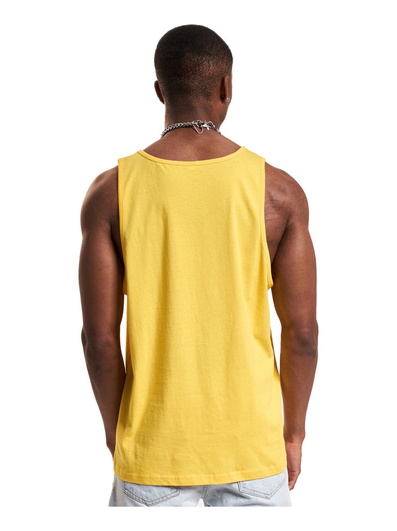 Build Your Brand Canotta Semplice Uomo Giallo - Kiabi