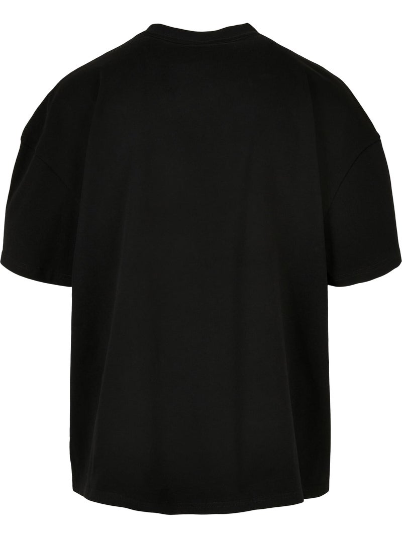 Build Your Brand Maglietta Boxy Cotone Pesante Uomo Nero - Kiabi