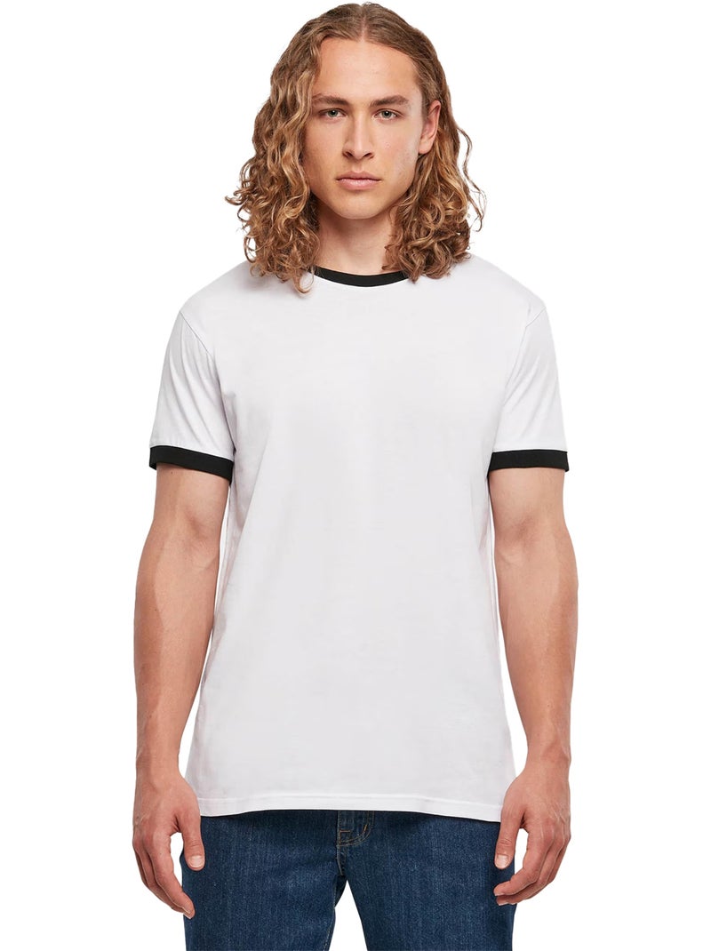 Build Your Brand Maglietta Suoneria Uomo Bianco Nero - Kiabi