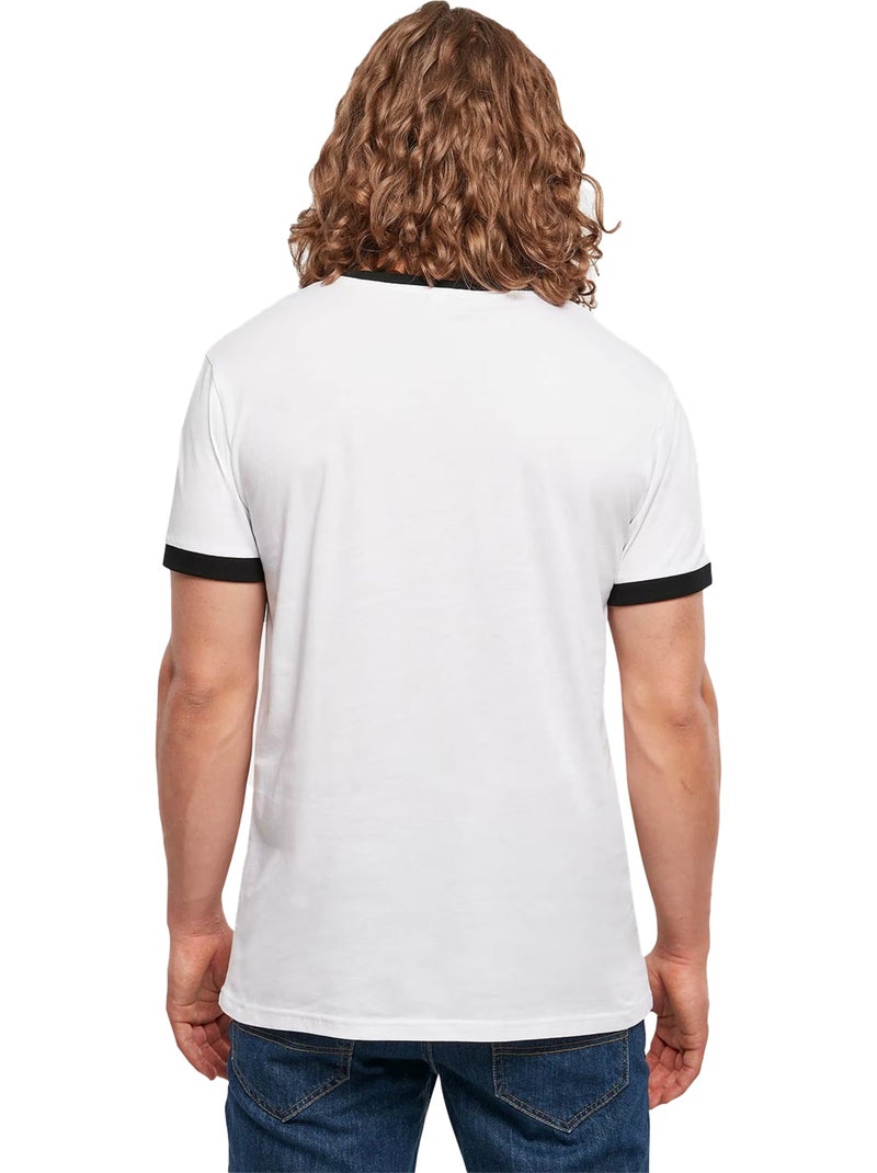 Build Your Brand Maglietta Suoneria Uomo Bianco Nero - Kiabi