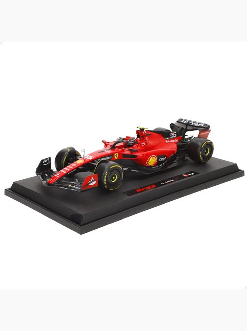Burago auto 1:18 ferrari sf-23 carlos sainz f1 2023 - Kiabi