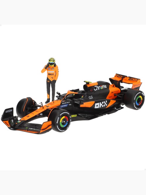 Burago auto 1:24 mclaren mcl38 lando norris f1 2024 - Kiabi