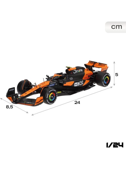 Burago auto 1:24 mclaren mcl38 lando norris f1 2024 - Kiabi