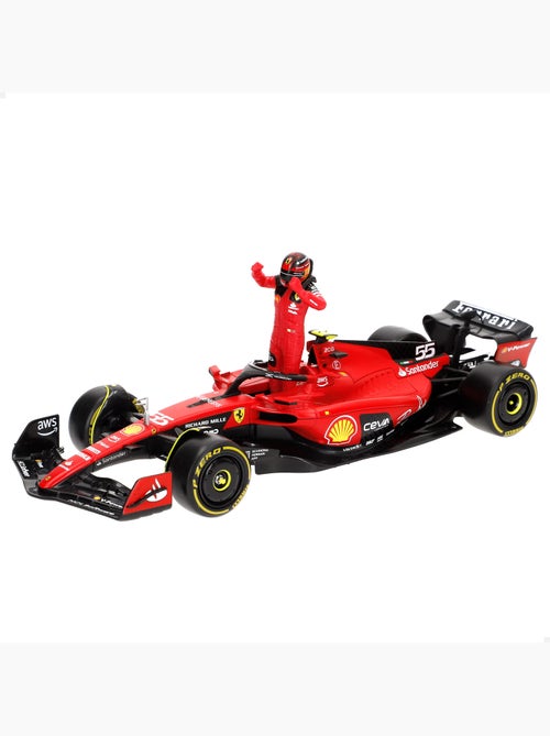 Burago car 1:24 ferrari racing sf-23 sainz f1 2023 - Kiabi