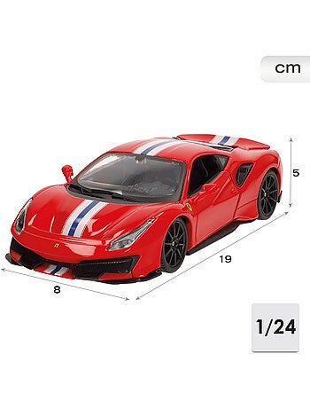 Burago ferrari 488 track car model 1:24
