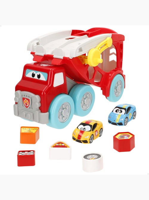 Burago junior interactive truck con auto lamborghini e accessori - Kiabi Burago junior interactive truck con auto lamborghini e accessori - Kiabi
