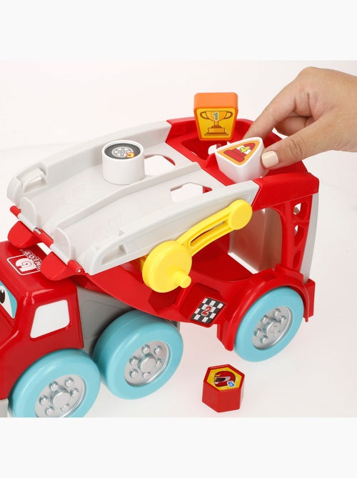 Burago junior interactive truck con auto lamborghini e accessori - Kiabi Burago junior interactive truck con auto lamborghini e accessori - Kiabi