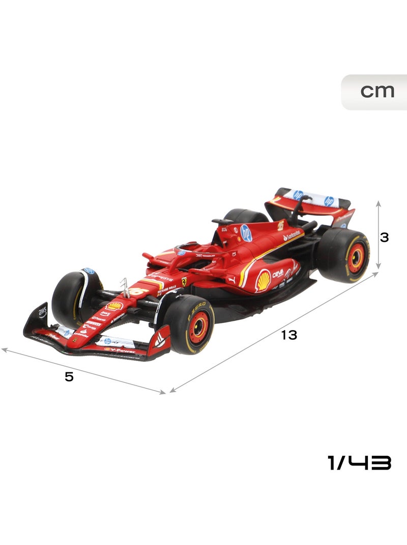 Burago set 2 auto 1:43 ferrari sf-24 sainz e leclerc f1 2024 N/D - Kiabi